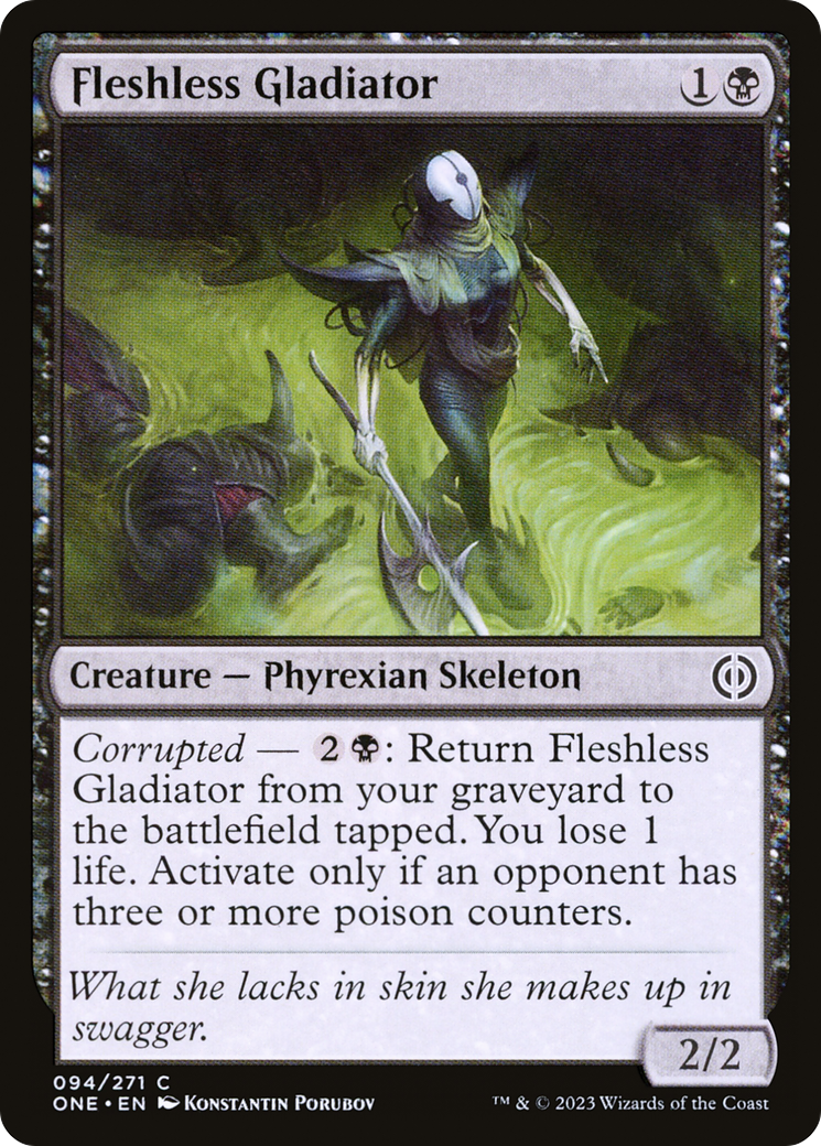 Fleshless Gladiator [Phyrexia: All Will Be One] | Webway Games
