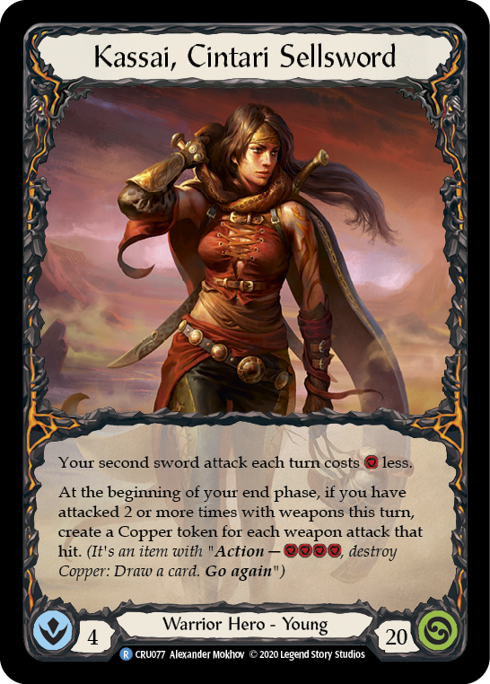 Kassai, Cintari Sellsword [CRU077] 1st Edition Normal | Webway Games