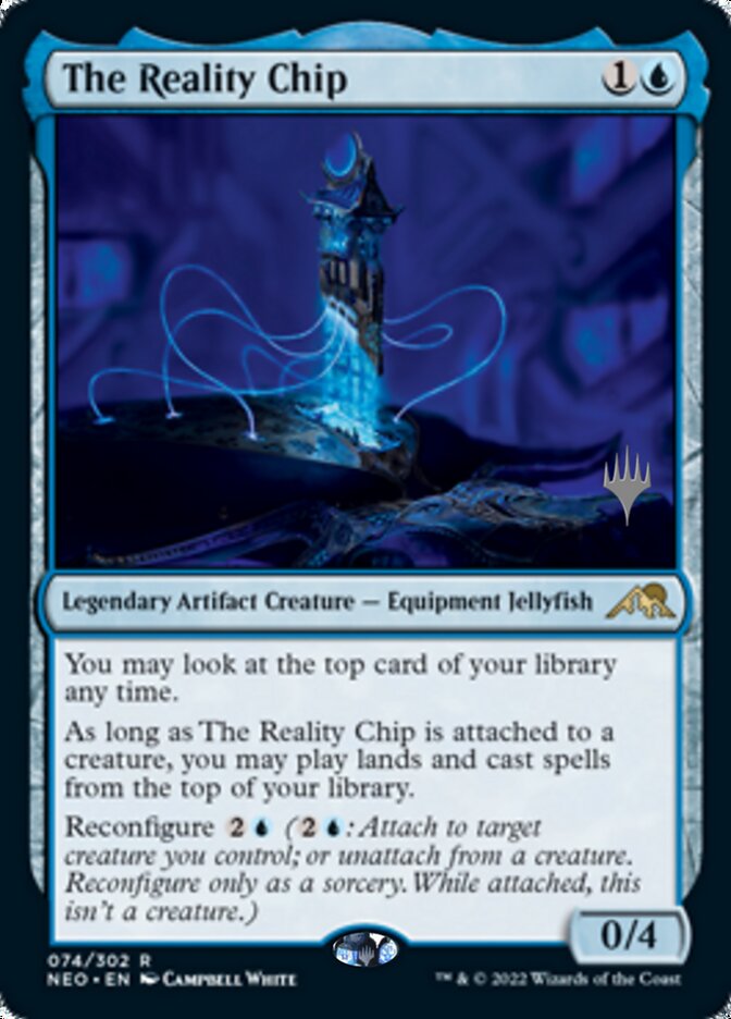 The Reality Chip (Promo Pack) [Kamigawa: Neon Dynasty Promos] | Webway Games