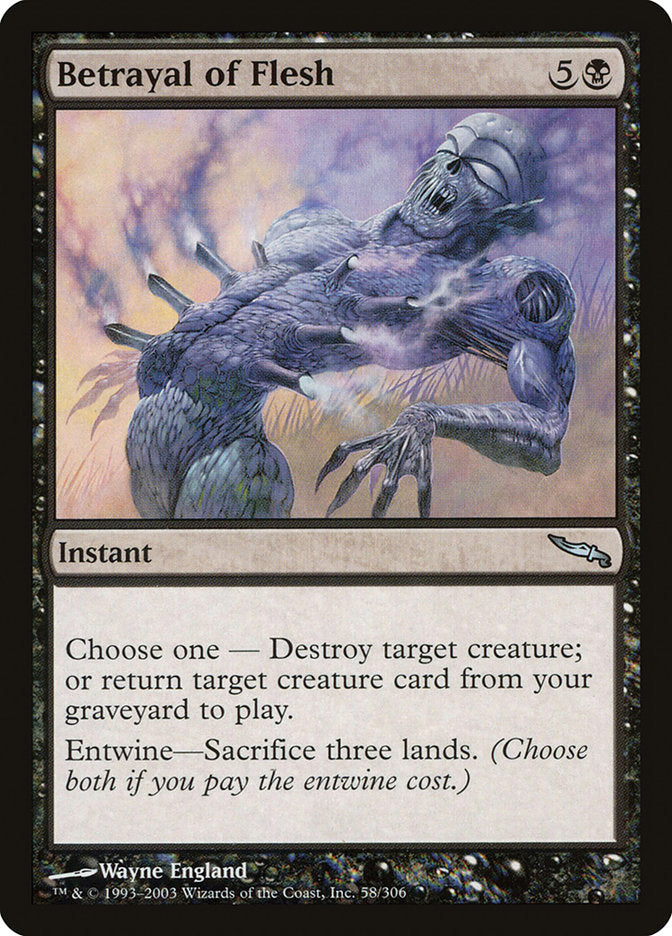 Betrayal of Flesh [Mirrodin] | Webway Games