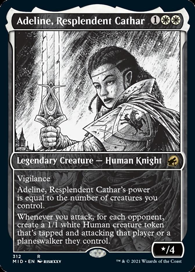 Adeline, Resplendent Cathar (Showcase Eternal Night) [Innistrad: Midnight Hunt] | Webway Games