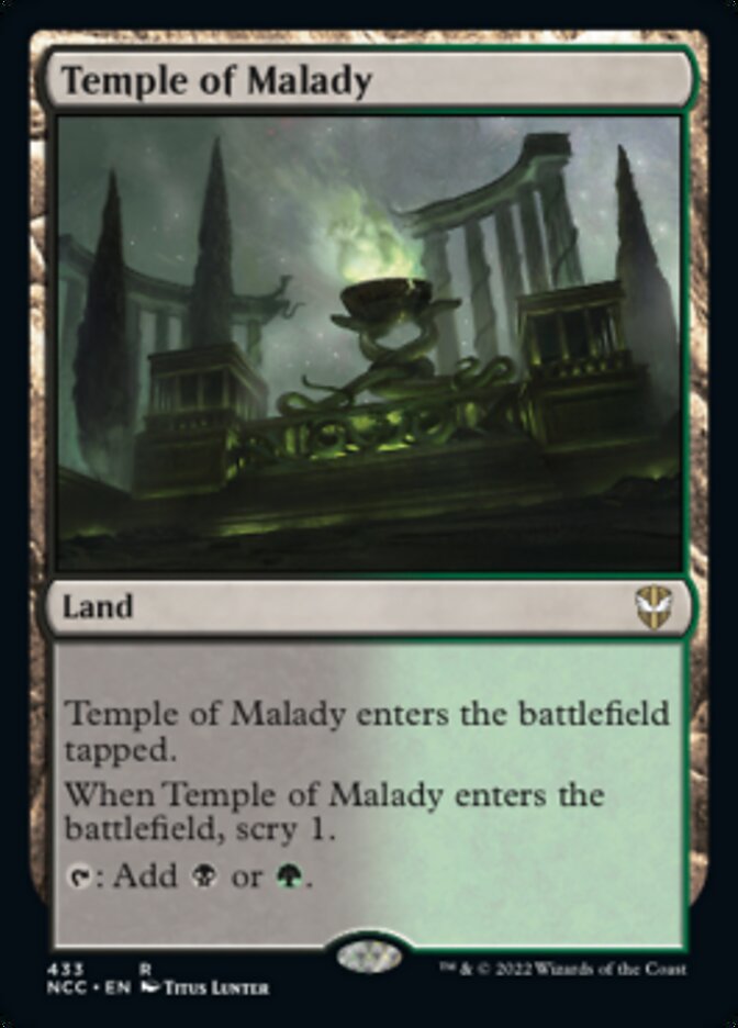 Temple of Malady [Streets of New Capenna Commander] | Webway Games