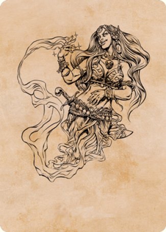 Djinni Windseer (Showcase) Art Card [Dungeons & Dragons: Adventures in the Forgotten Realms Art Series] | Webway Games