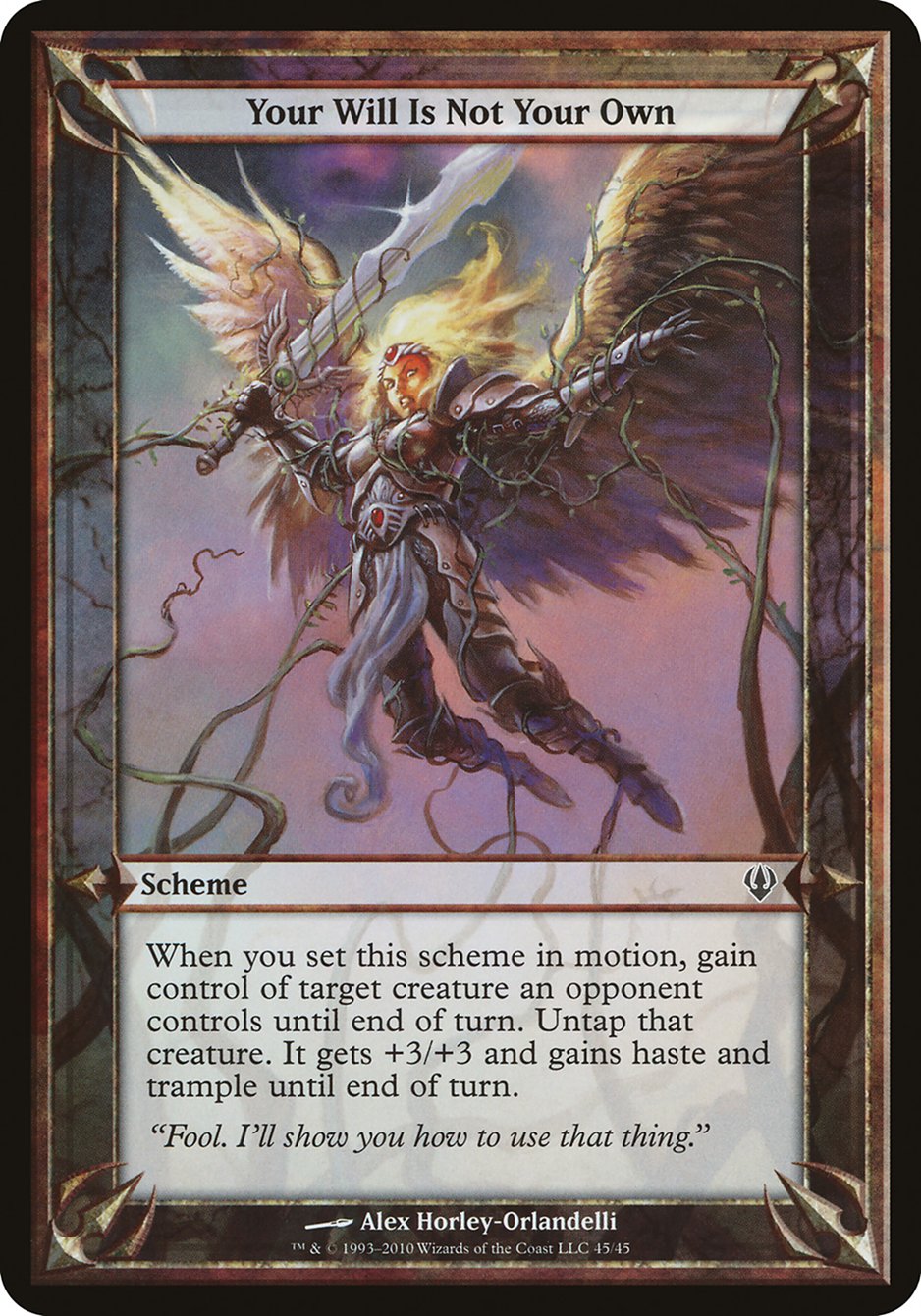 Your Will Is Not Your Own [Archenemy Schemes] | Webway Games