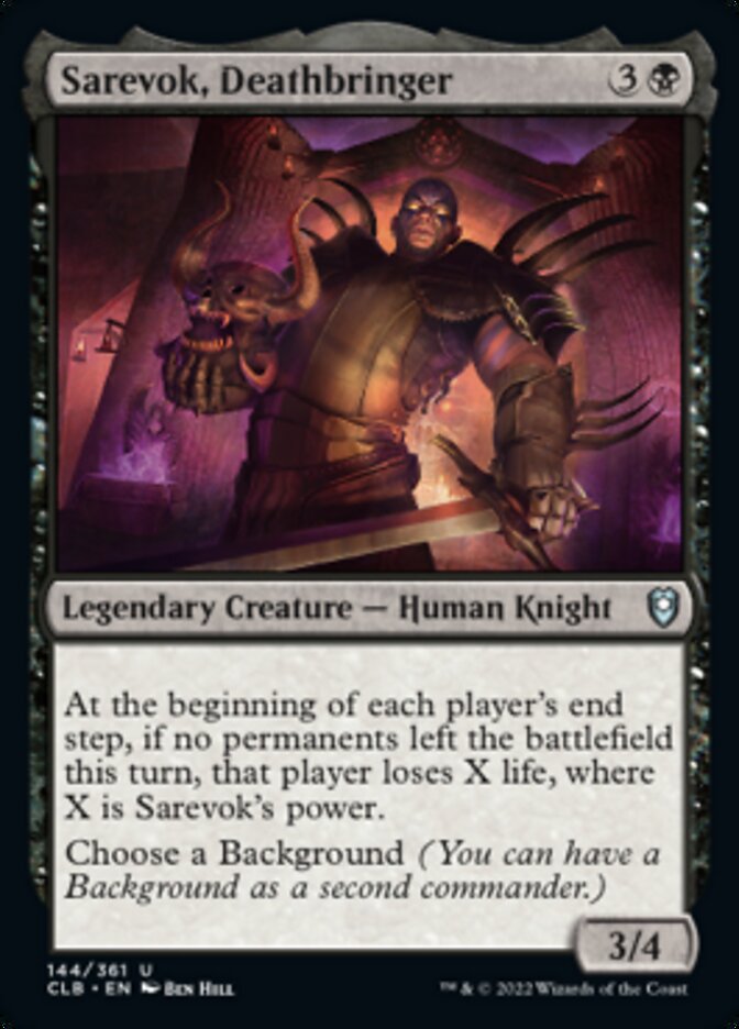 Sarevok, Deathbringer [Commander Legends: Battle for Baldur's Gate] | Webway Games