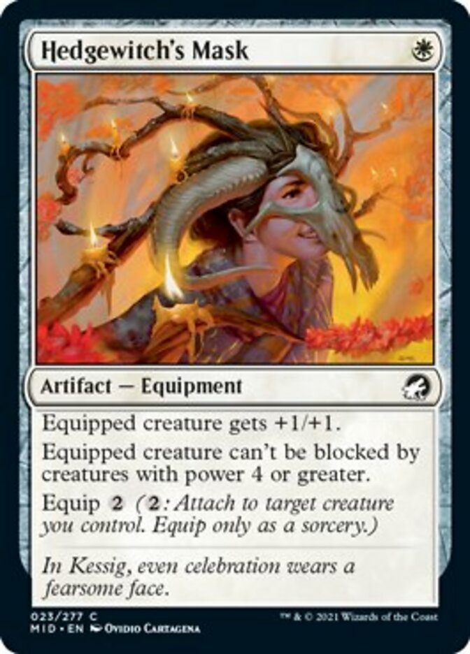 Hedgewitch's Mask [Innistrad: Midnight Hunt] | Webway Games