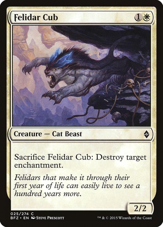 Felidar Cub [Battle for Zendikar] | Webway Games