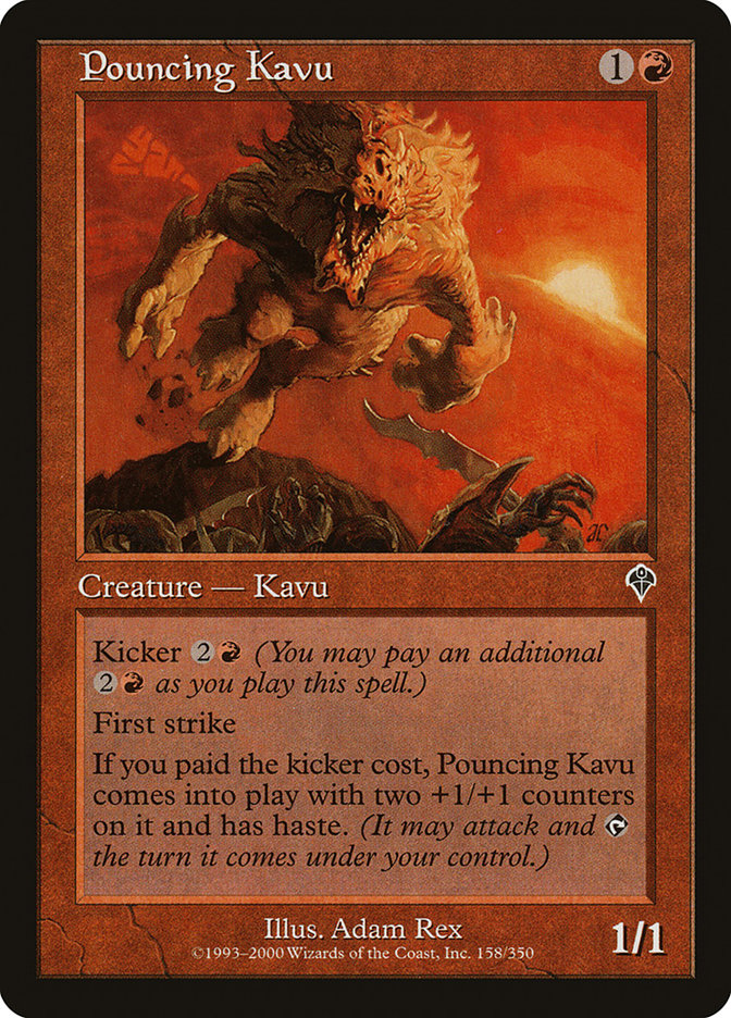Pouncing Kavu [Invasion] | Webway Games