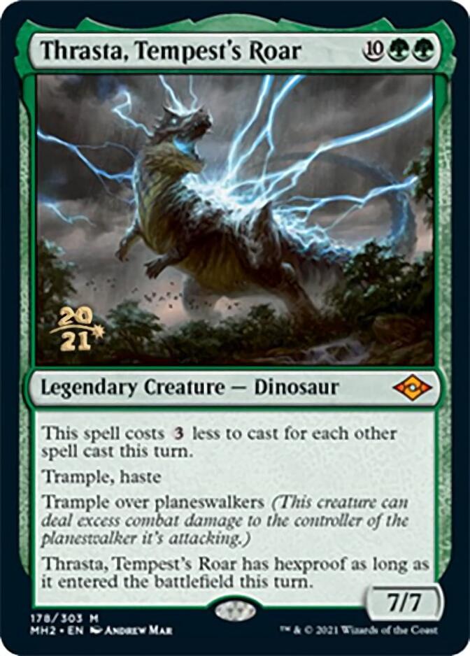 Thrasta, Tempest's Roar [Modern Horizons 2 Prerelease Promos] | Webway Games