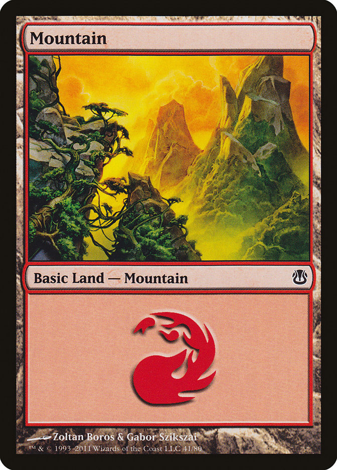 Mountain (41) [Duel Decks: Ajani vs. Nicol Bolas] | Webway Games