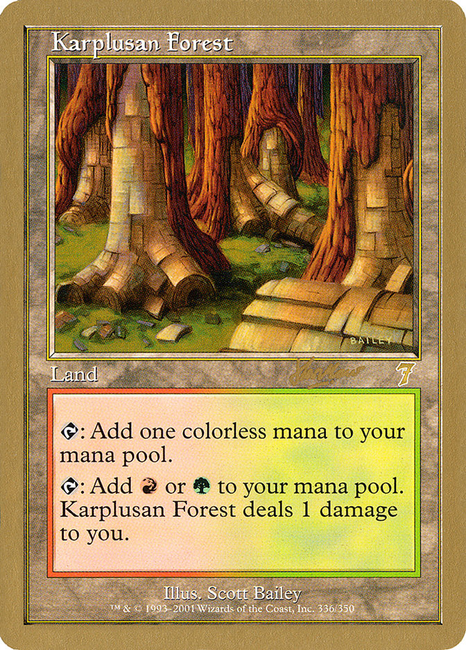 Karplusan Forest (Sim Han How) [World Championship Decks 2002] | Webway Games