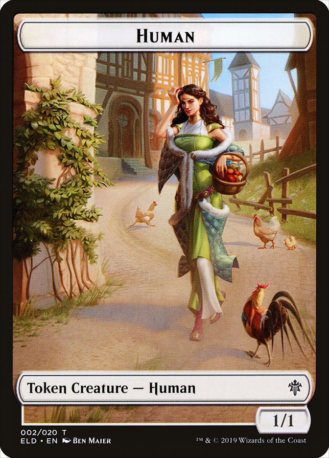 Human [Throne of Eldraine Tokens] | Webway Games