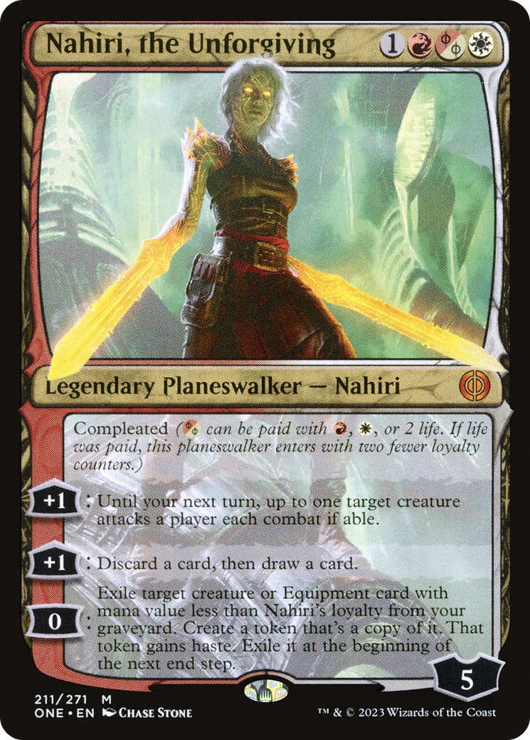 Nahiri, the Unforgiving [Phyrexia: All Will Be One] | Webway Games