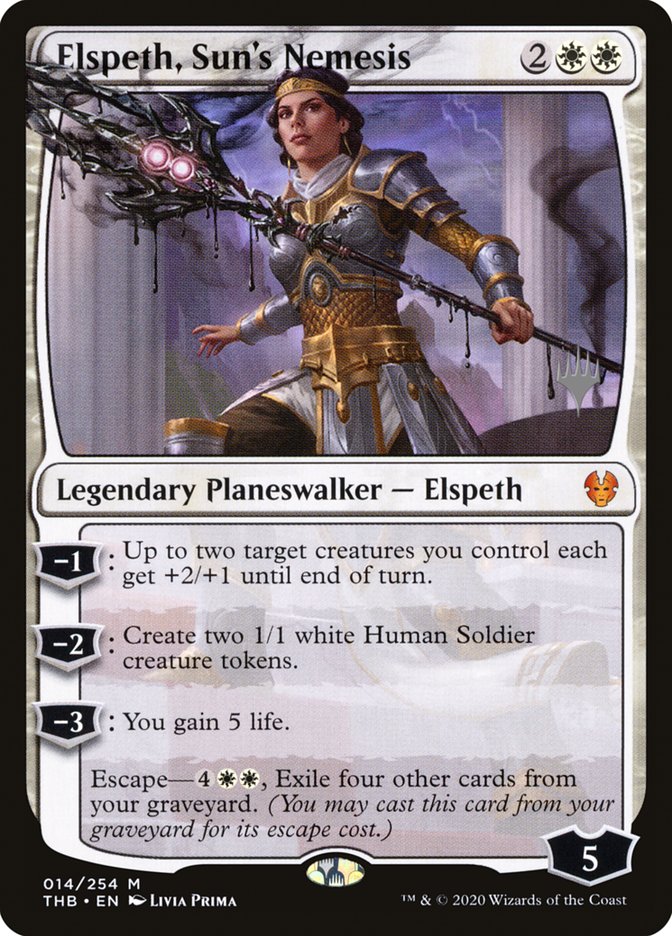 Elspeth, Sun's Nemesis (Promo Pack) [Theros Beyond Death Promos] | Webway Games