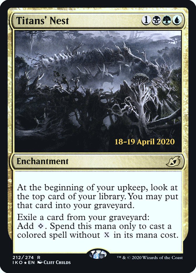 Titans' Nest  [Ikoria: Lair of Behemoths Prerelease Promos] | Webway Games