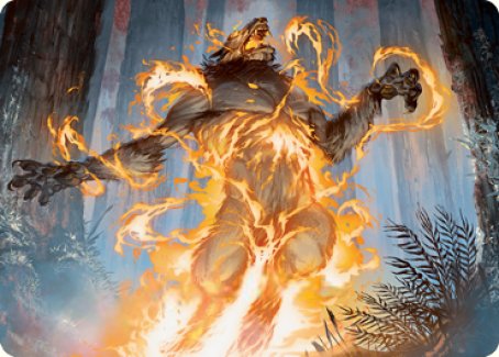 Burn the Accursed Art Card [Innistrad: Midnight Hunt Art Series] | Webway Games