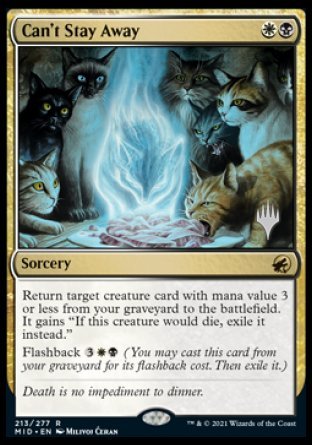 Can't Stay Away (Promo Pack) [Innistrad: Midnight Hunt Promos] | Webway Games