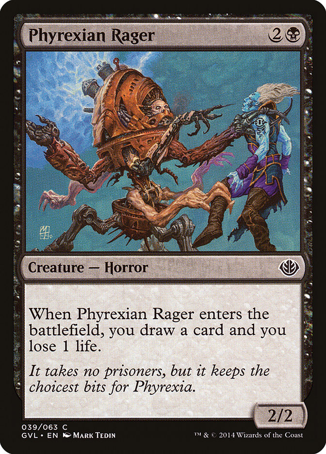 Phyrexian Rager (Garruk vs. Liliana) [Duel Decks Anthology] | Webway Games