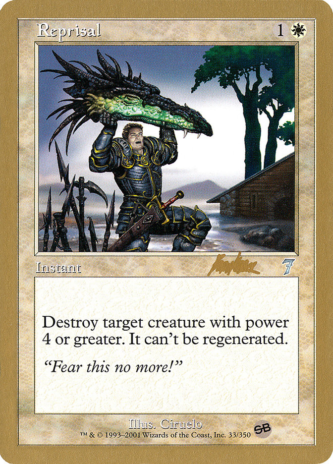Reprisal (Brian Kibler) (SB) [World Championship Decks 2002] | Webway Games