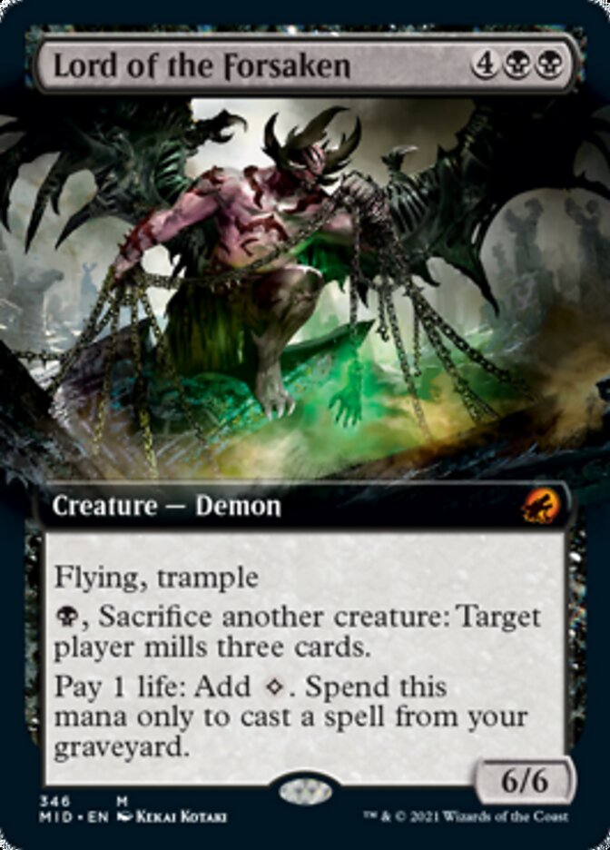 Lord of the Forsaken (Extended) [Innistrad: Midnight Hunt] | Webway Games