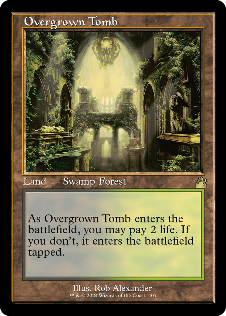Overgrown Tomb (Retro) [Ravnica Remastered] | Webway Games