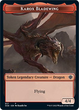 Karox Bladewing // Karox Bladewing Double-Sided Token [Starter Commander Decks] | Webway Games
