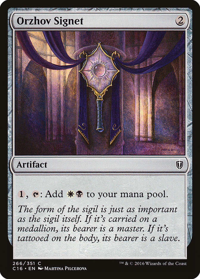 Orzhov Signet [Commander 2016] | Webway Games