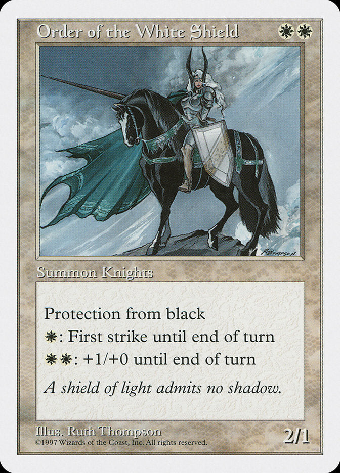 Order of the White Shield [Fifth Edition] | Webway Games