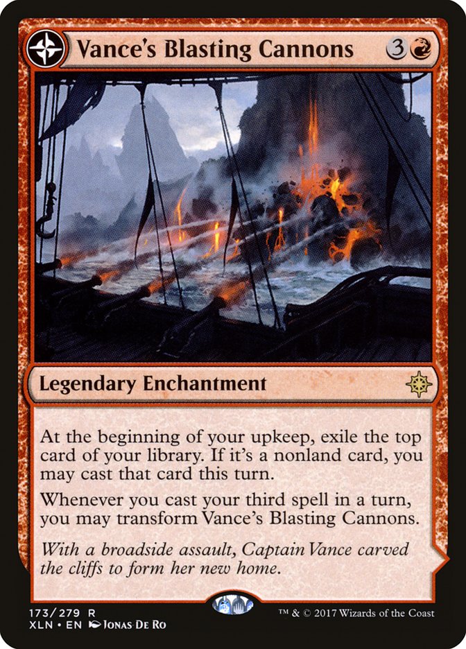 Vance's Blasting Cannons // Spitfire Bastion [Ixalan] | Webway Games