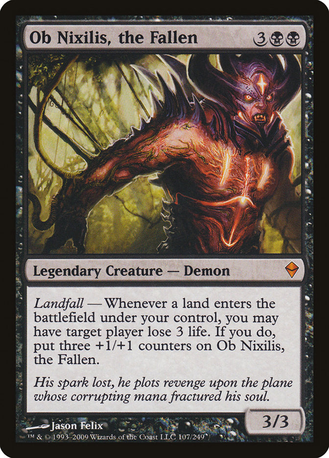 Ob Nixilis, the Fallen [Zendikar] | Webway Games
