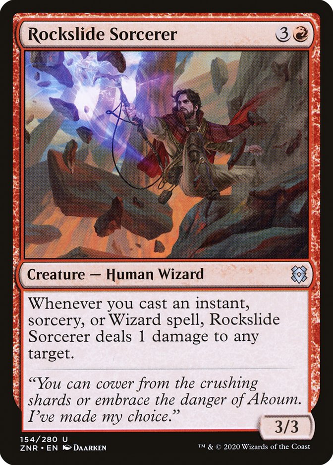 Rockslide Sorcerer [Zendikar Rising] | Webway Games