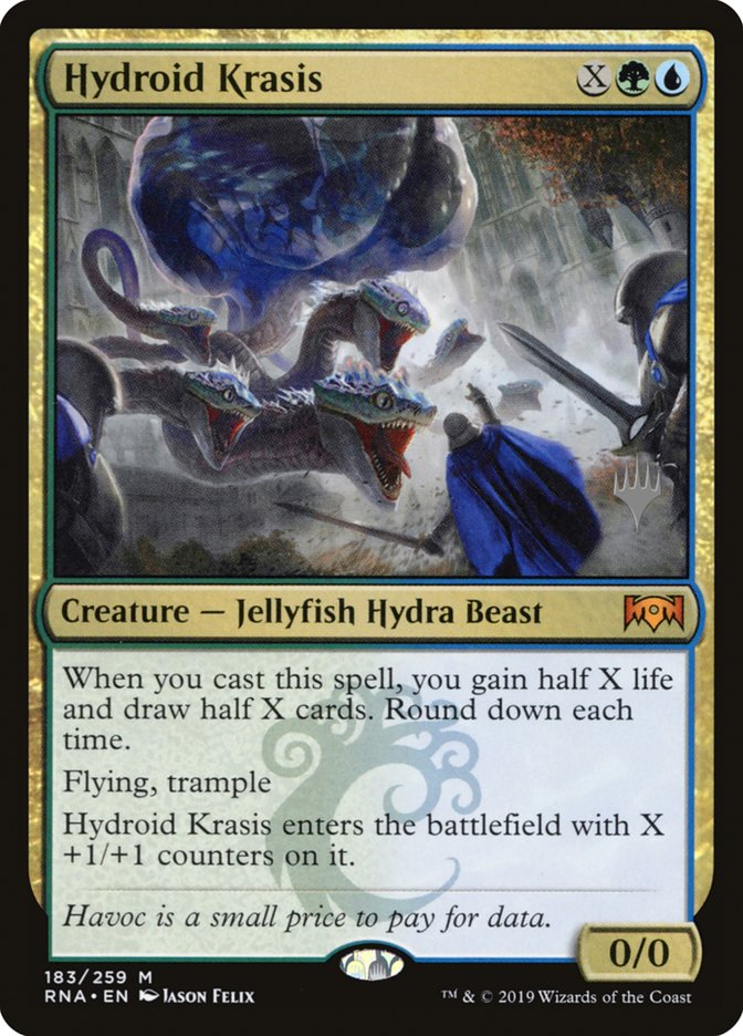 Hydroid Krasis (Promo Pack) [Ravnica Allegiance Promos] | Webway Games