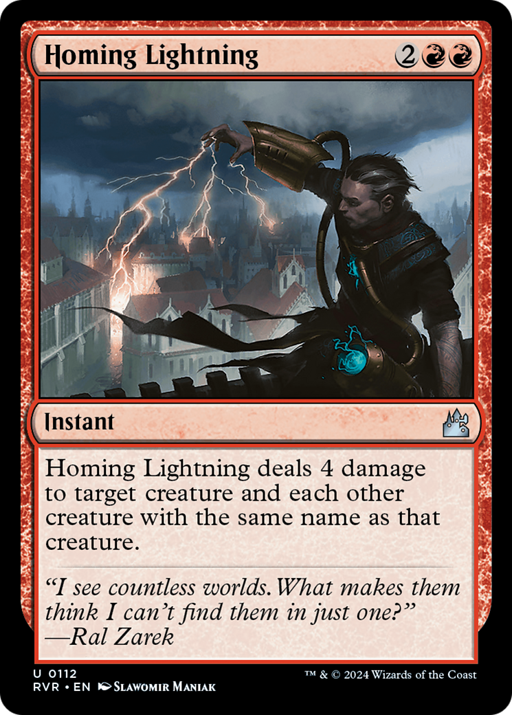 Homing Lightning [Ravnica Remastered] | Webway Games