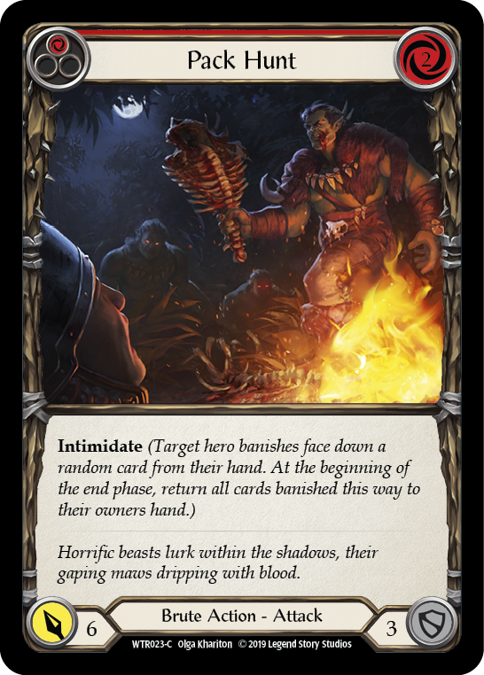 Pack Hunt (Red) [WTR023-C] Alpha Print Normal | Webway Games