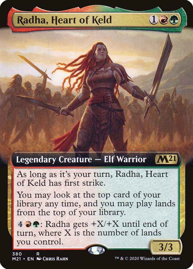 Radha, Heart of Keld (Extended Art) [Core Set 2021] | Webway Games