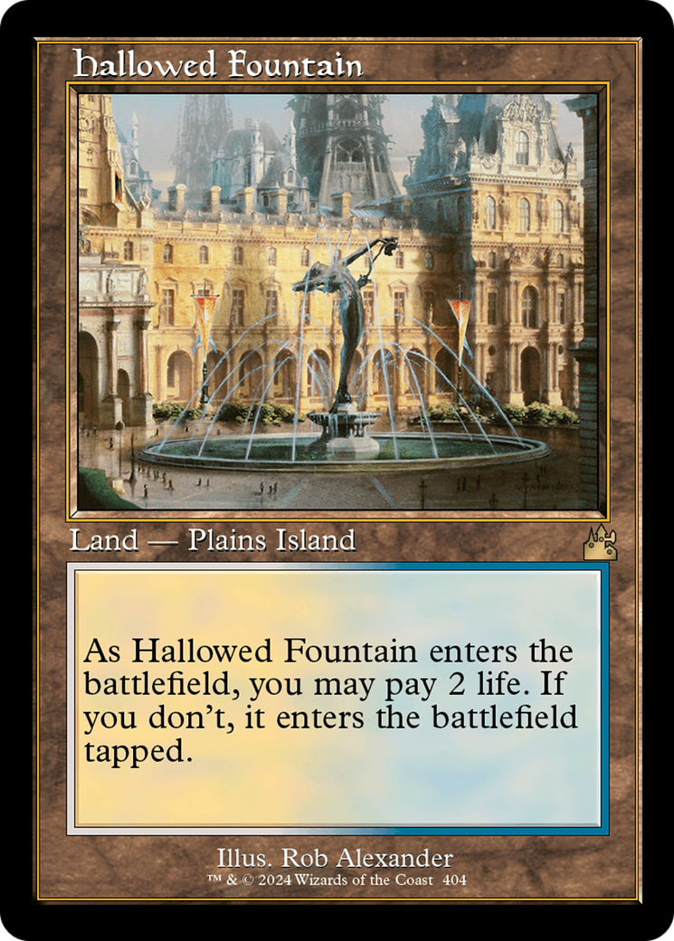 Hallowed Fountain (Retro) [Ravnica Remastered] | Webway Games