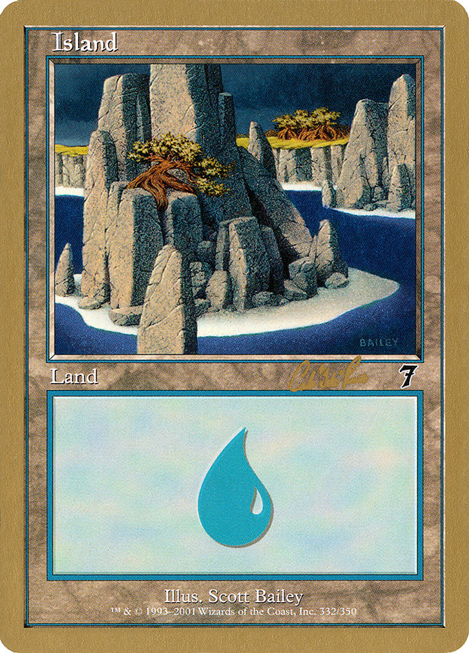 Island (cr332) (Carlos Romao) [World Championship Decks 2002] | Webway Games