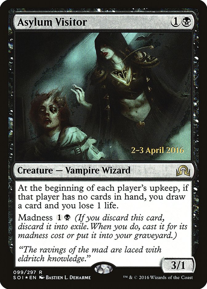 Asylum Visitor (Prerelease) [Shadows over Innistrad Prerelease Promos] | Webway Games