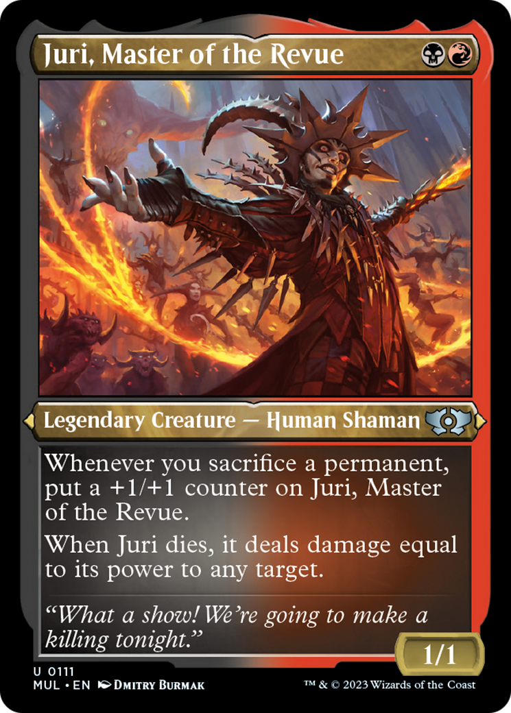 Juri, Master of the Revue (Foil Etched) [Multiverse Legends] | Webway Games