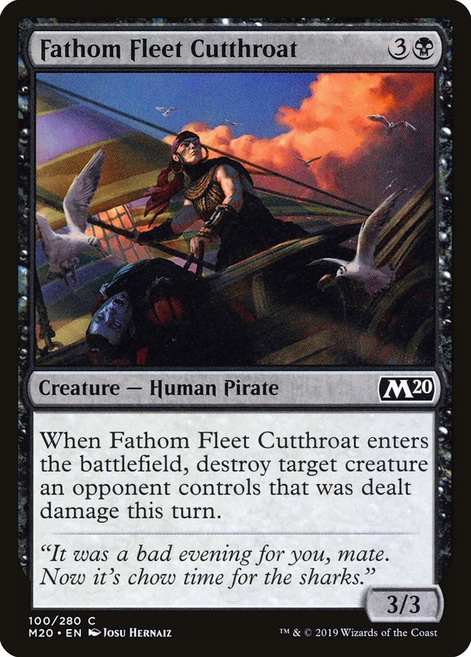 Fathom Fleet Cutthroat [Core Set 2020] | Webway Games
