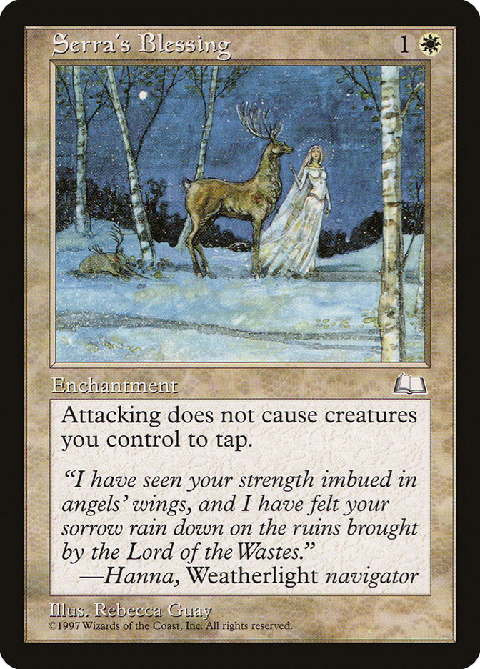 Serra's Blessing [Weatherlight] | Webway Games