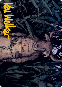 Fleshtaker Art Card (Gold-Stamped Signature) [Innistrad: Midnight Hunt Art Series] | Webway Games