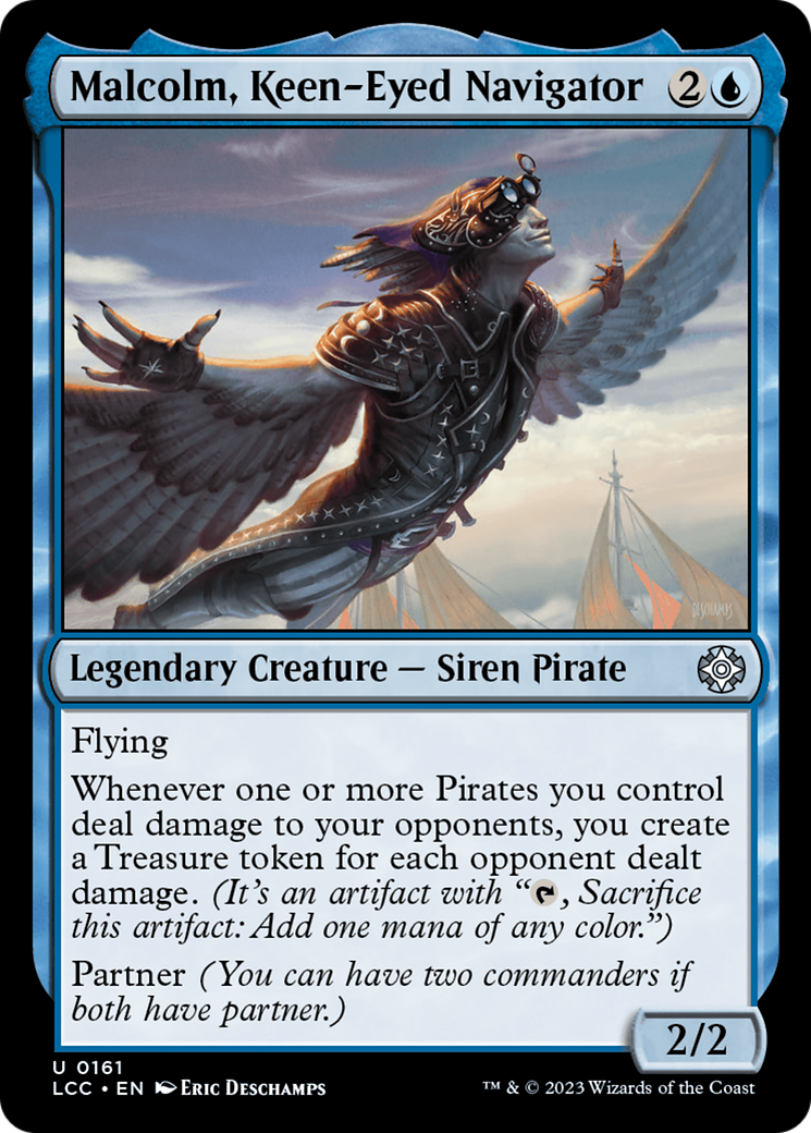 Malcolm, Keen-Eyed Navigator [The Lost Caverns of Ixalan Commander] | Webway Games