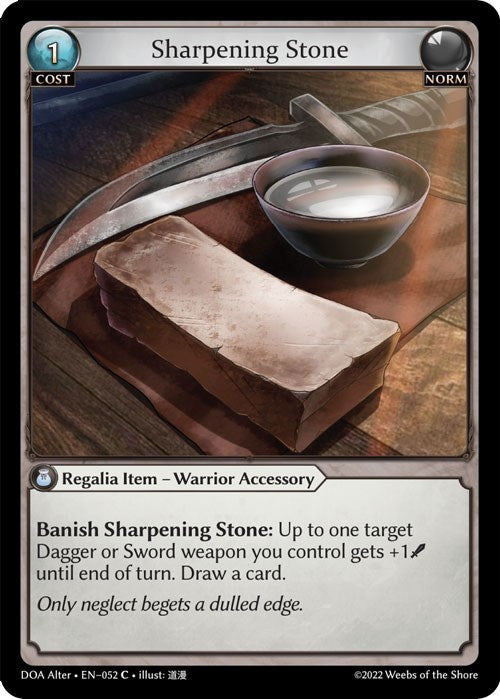 Sharpening Stone (052) [Dawn of Ashes: Alter Edition] | Webway Games