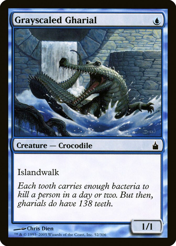 Grayscaled Gharial [Ravnica: City of Guilds] | Webway Games