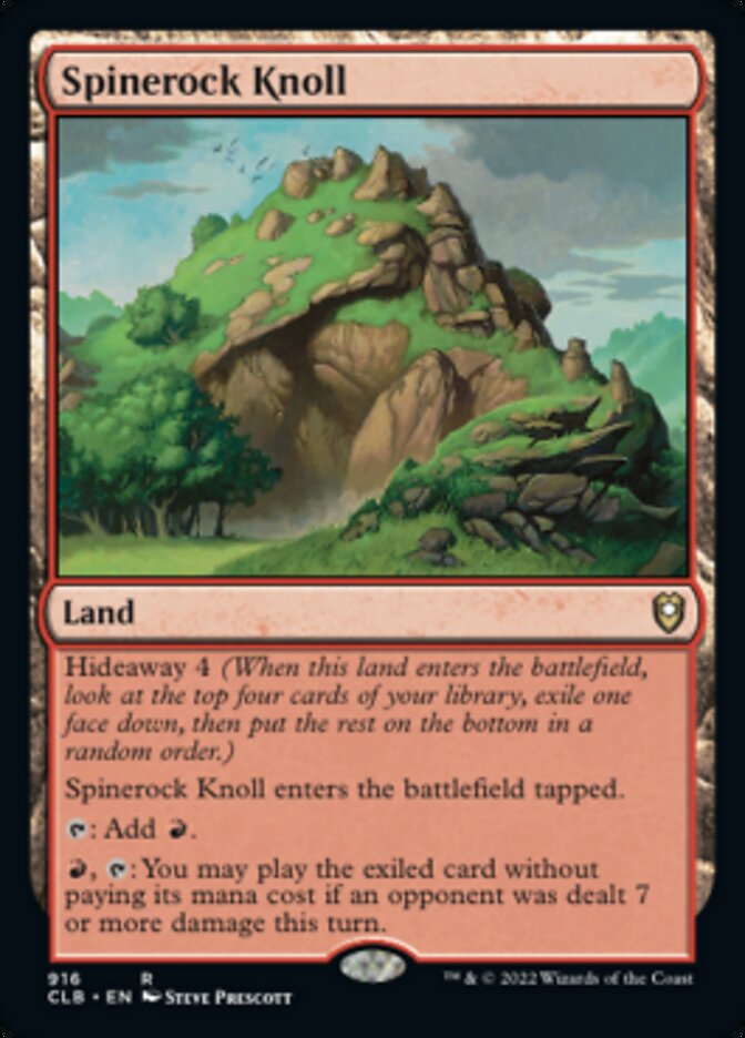 Spinerock Knoll [Commander Legends: Battle for Baldur's Gate] | Webway Games