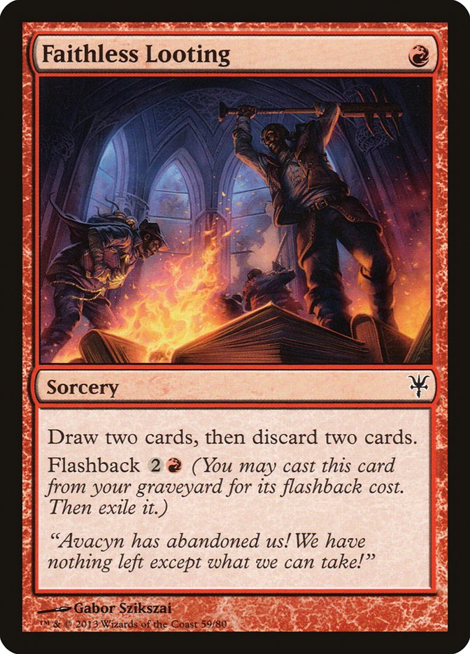 Faithless Looting [Duel Decks: Sorin vs. Tibalt] | Webway Games