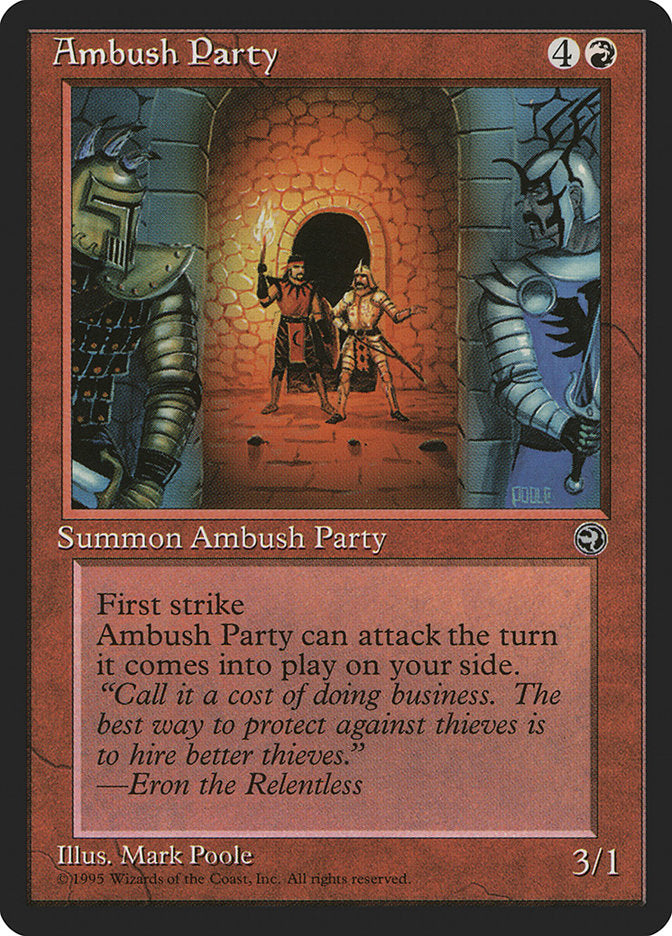 Ambush Party (Eron Flavor Text) [Homelands] | Webway Games