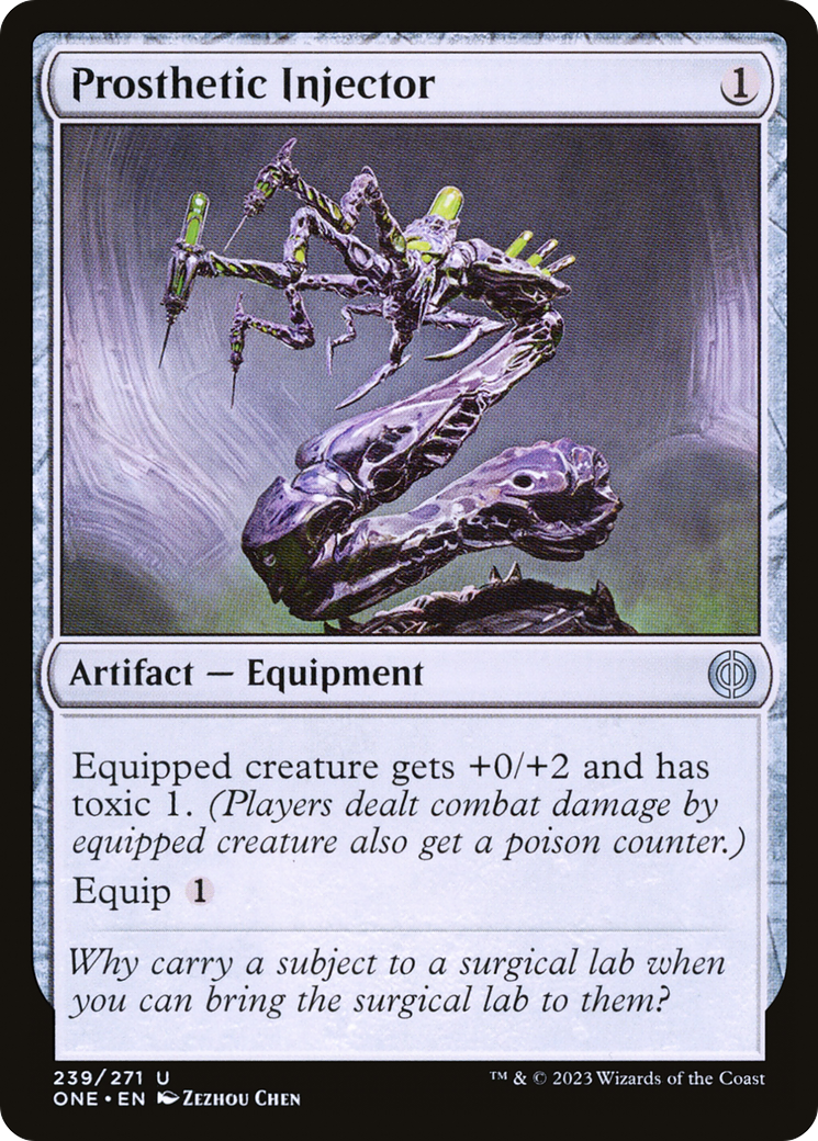 Prosthetic Injector [Phyrexia: All Will Be One] | Webway Games