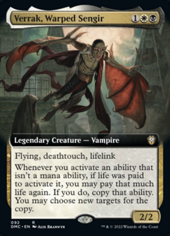 Verrak, Warped Sengir (Extended Art) [Dominaria United Commander] | Webway Games
